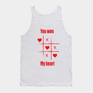 Funny Couple Game for Valentine's Day Tank Top